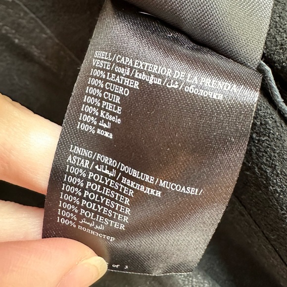 Bebe Real Leather Jacket - Picture 5 of 5